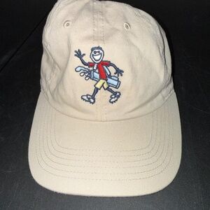 LIGHTLY USED Life is Good Hat Strapback 100% Cotton Putting Jack Golf